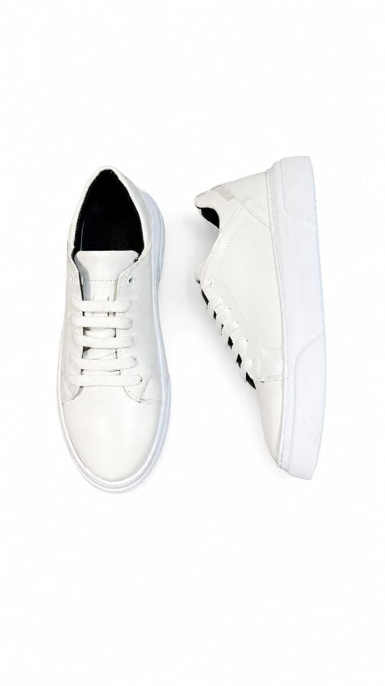 Beyaz Erkek Ayakkabı | Ortopedik Günlük Sneaker