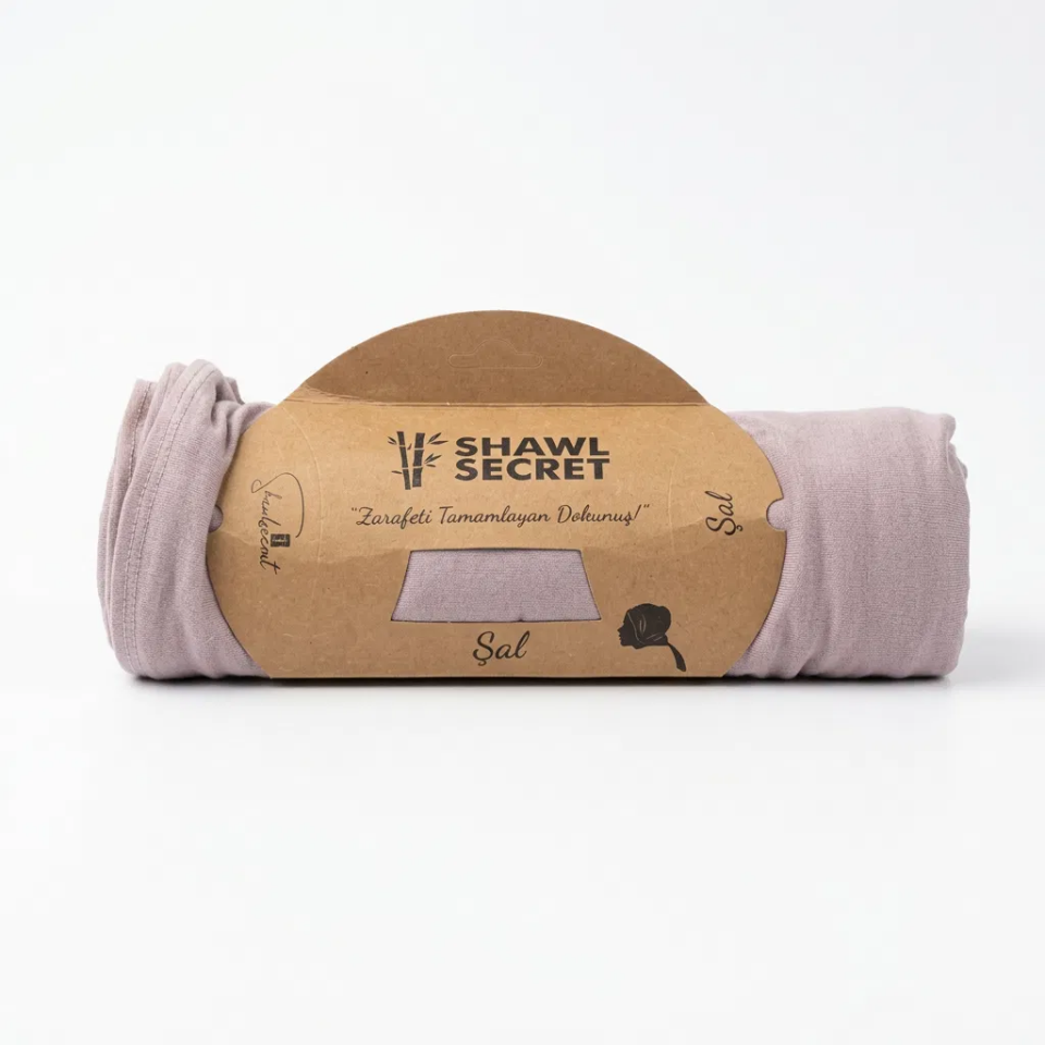 Sareva Shawl Secret Gül Kurusu Penye Şal